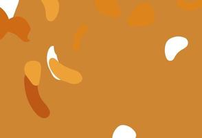 lichtgele, oranje vector achtergrond met abstracte vormen.