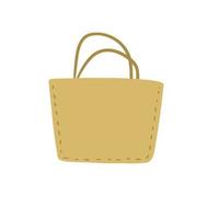 stoffen tas. stoffen eco shopper vector