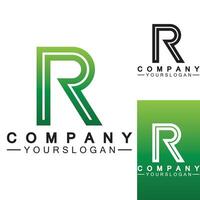 letter r monogram logo ontwerp merk identiteit logo's ontwerpen vector illustratie sjabloon