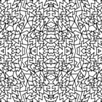 abstracte lijn kunst naadloze vector illustratie patroon geïsoleerd op een witte background