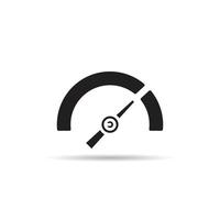 web snelheidsmeter pictogram vectorillustratie vector