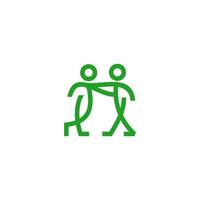 mensen teamwork sluit symbool pictogram vector