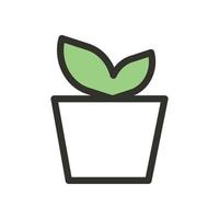 vectorillustratie van plant pictogram. zeer geschikt voor gebruik in websites, bedrijven, logo's, ontwerpen, apps en meer. vector