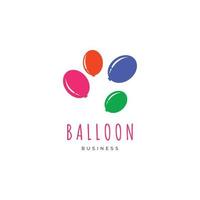 ballon pictogram vector logo sjabloon illustratie ontwerp