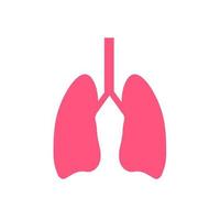 menselijke longen vector pictogram.
