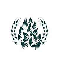 brouwerij logo ontwerpconcept vector