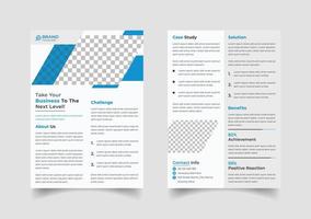 professioneel case study-sjabloonontwerp vector