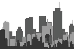 moderne stad skyline vectorillustratie vector