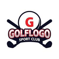 golf logo ontwerp, sport logo vector