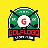 golf logo ontwerp, sport logo vector
