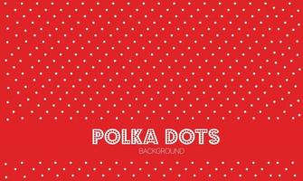 rode polka dot naadloze patroon. voor plaid, tafelkleden, kleding, overhemden, jurken, papier, beddengoed, dekens, dekbedden en andere textielproducten. vectorillustratie. vector