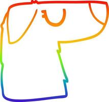 regenbooggradiënt lijntekening cartoon hond gezicht vector