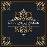 elegante decoratieve frame ontwerp achtergrond vector