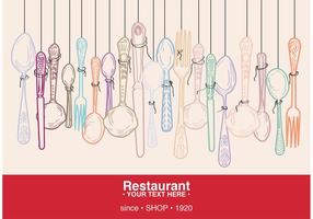 Restaurantkaart vector