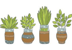 Gratis Mason Jar Vectors