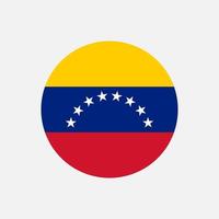 land Venezuela. vlag van venezuela. vectorillustratie. vector