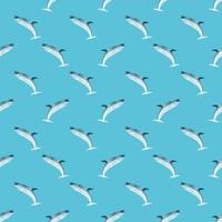 patroon van schattige walvissen. kinderpatronen voor textiel, behang en kleding vector