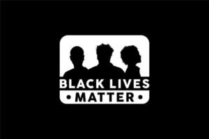 zwarte levens zaken symbool logo ontwerp vector
