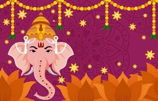 ganesh chaturthi achtergrond vector