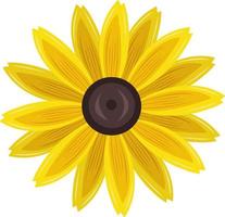 black eyed susan flower vector kunst voor grafisch ontwerp en decoratief element