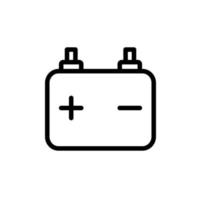 auto batterij pictogram vector ontwerpsjabloon