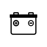 auto batterij pictogram vector ontwerpsjabloon