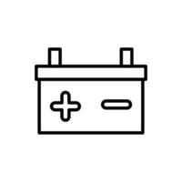 auto batterij pictogram vector ontwerpsjabloon