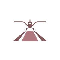 vliegtuig pictogram logo ontwerpsjabloon vector