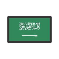 pictogram met gevulde lijn in saoedi-arabië vector