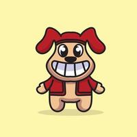 leuke cartoon mascotte vector