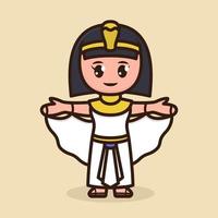 oude Egyptische vrouwelijke Cleopatra vector
