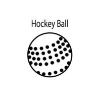 hockeybal pictogram illustratie vector