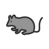 huisdier muis gevulde lijn icoon vector