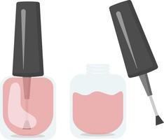 nagellak icoon. vectorillustratie. vector