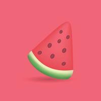 watermeloen fruit vectorillustratie vector