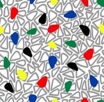 abstract en geometrisch naadloos patroon. vector