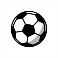 voetbal bal pictogram vector ontwerpsjabloon eenvoudig en schoon