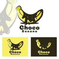 choco banaan kunst illustratie vector