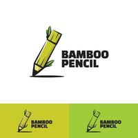 bamboe potlood kunst illustratie vector