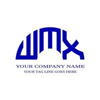 wmx letter logo creatief ontwerp met vectorafbeelding vector
