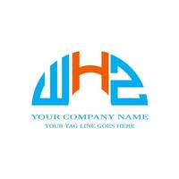 whz letter logo creatief ontwerp met vectorafbeelding vector