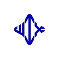 Wix letter logo creatief ontwerp met vectorafbeelding vector
