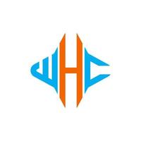 whc letter logo creatief ontwerp met vectorafbeelding vector