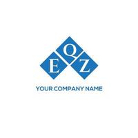 eqz brief logo ontwerp op witte achtergrond. eqz creatieve initialen brief logo concept. eqz brief ontwerp. vector