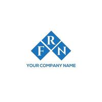 frn brief logo ontwerp op witte achtergrond. frn creatieve initialen brief logo concept. frn brief ontwerp. vector