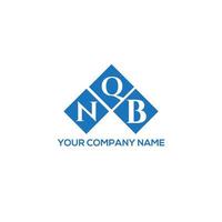 nqb creatieve initialen brief logo concept. nqb brief design.nqb brief logo ontwerp op witte achtergrond. nqb creatieve initialen brief logo concept. nqb-briefontwerp. vector