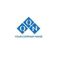 qqn brief logo ontwerp op witte achtergrond. qqn creatieve initialen brief logo concept. qqn brief ontwerp. vector