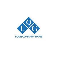 lqg brief logo ontwerp op witte achtergrond. lqg creatieve initialen brief logo concept. lqg brief ontwerp. vector