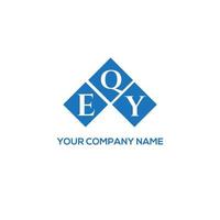 eqy creatieve initialen brief logo concept. eqy brief design.eqy brief logo ontwerp op witte achtergrond. eqy creatieve initialen brief logo concept. eqy brief ontwerp. vector