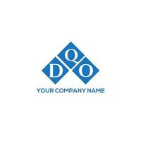 dqo brief logo ontwerp op witte achtergrond. dqo creatieve initialen brief logo concept. dqo-briefontwerp. vector